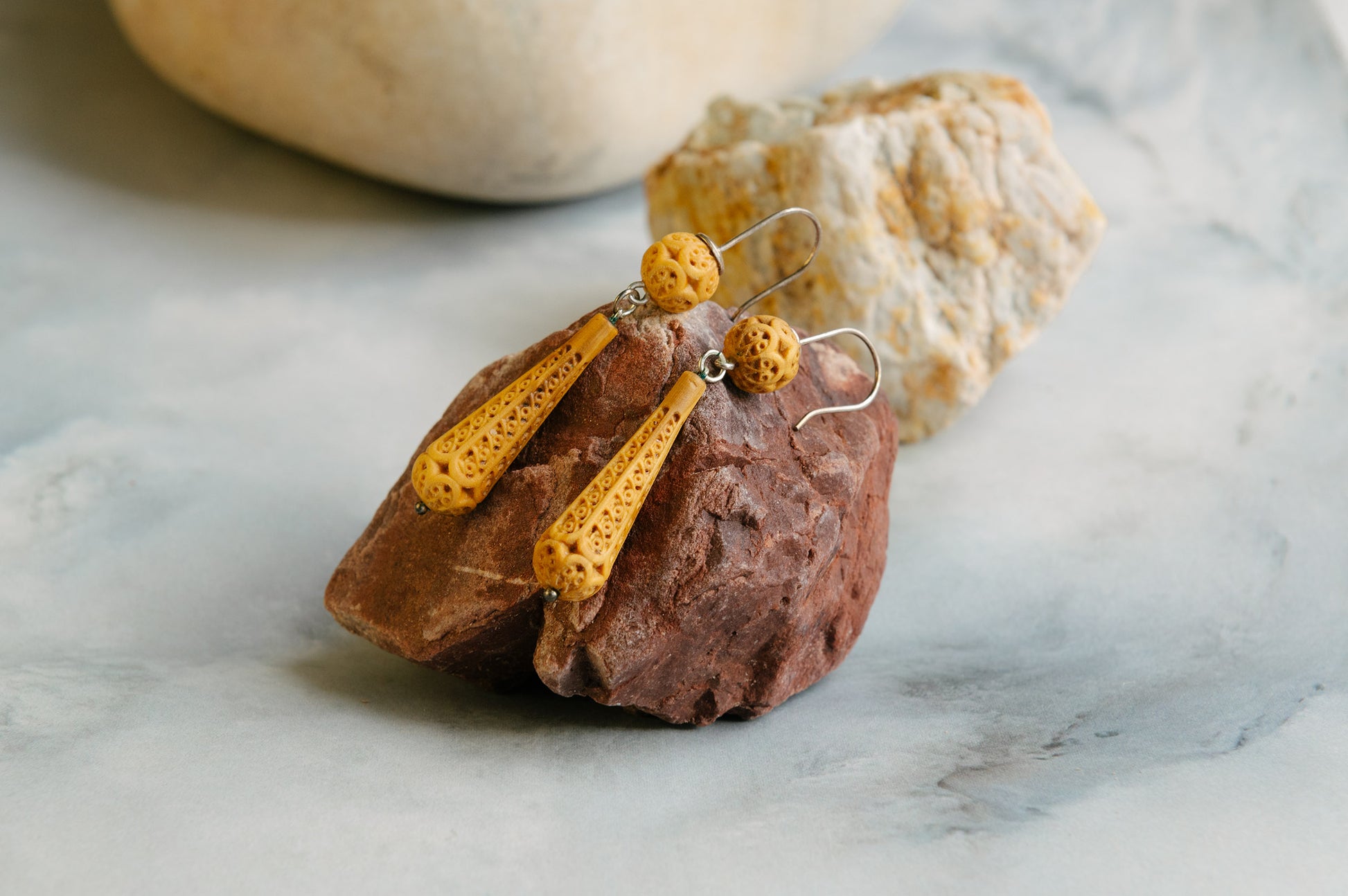 Pendentes de fuso ou maza de buxo